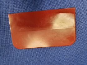 Spatule rouge flexible pour résine/époxy