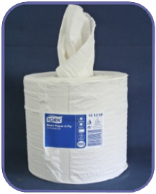 Lot de 6 bobines blanches à dévidage central