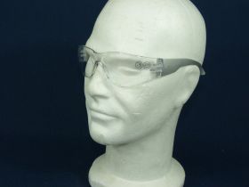 Lunette polycarbonate monobloc incolore (non résistant à l'acétone)