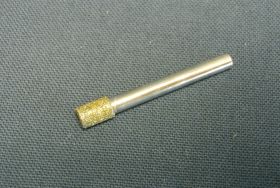 Fraise diamantée bout plat Ø 10 x 25 mm - tige de 6 mm