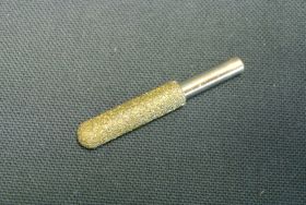 Fraise diamantée bout rond Ø 4 x 15 mm - tige de 6 mm