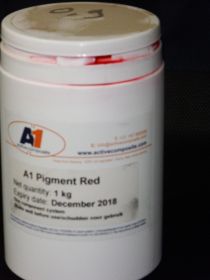 Pigment pour résine acrylique rouge bidon 1 kg