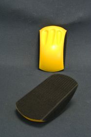 Cale souris jaune pour disque velcro 150 mm