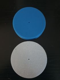 Mousse de polissage velcro bleue Ø 150 mm